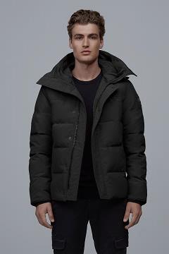 Chamarras Canada Goose Hombre Mexico - MacMillan Abrigos Black Label Negros SY7632085
